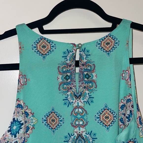 By & By Patterned Summer Shift Dress - Picture 3 of 3